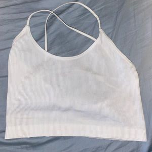colsie white brami top size medium